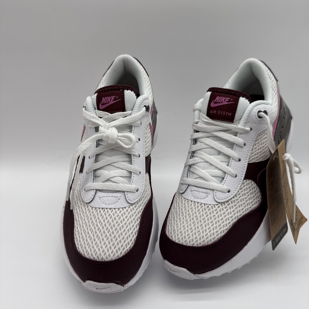 NIKE AIR MAX SYSTM (GS) White/playful‎ Pink Boys Youth 6 DQ0284 116